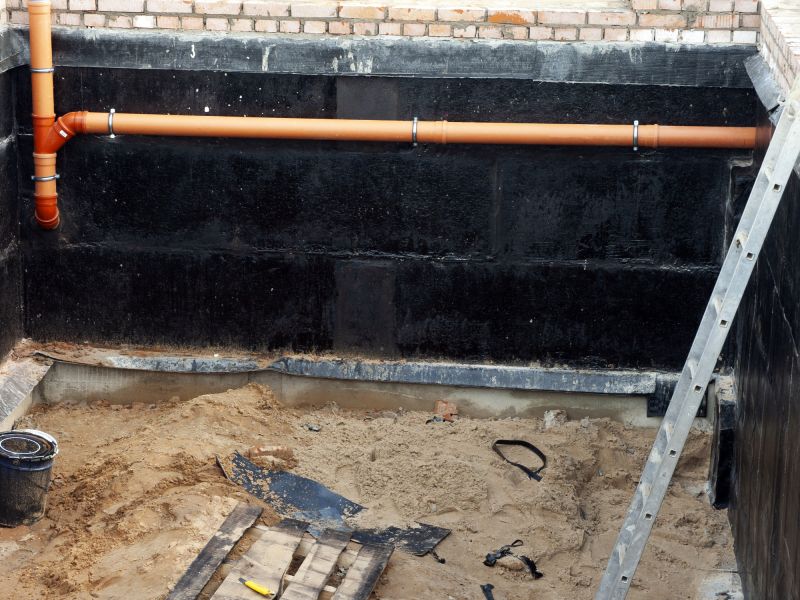 Basement Walls Waterproofing detail